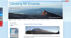 Desktop Screenshot of climbingmtkinabalu.com